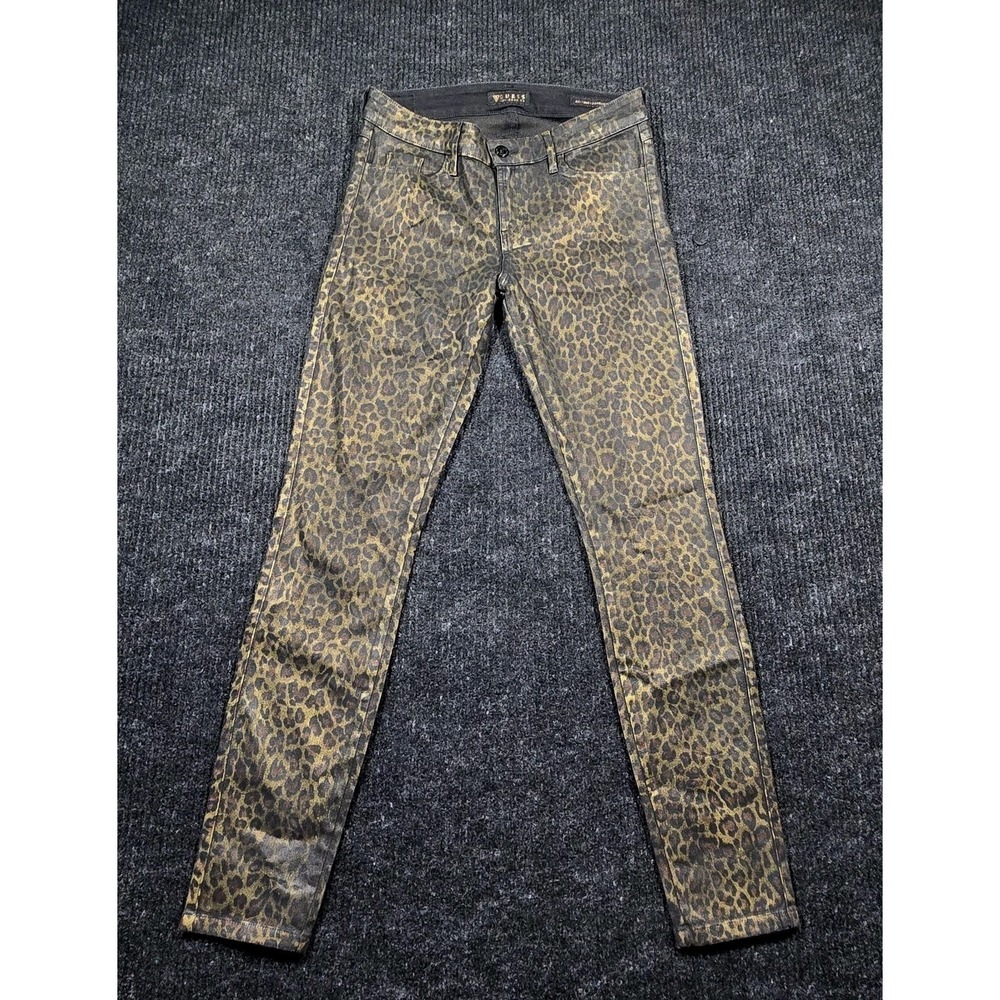 Guess Brittney Ankle Skinny Leopard Jeans pants Size 30